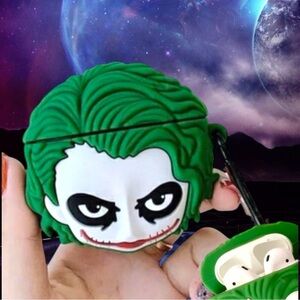 The Clown Joker 3D Silicone Case Cover for 1 or 2 Gen AirPods anime cartoon new